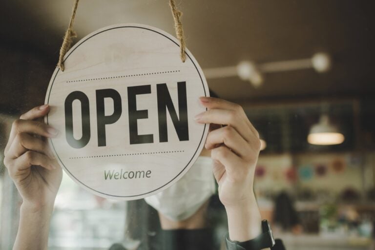 Open for business