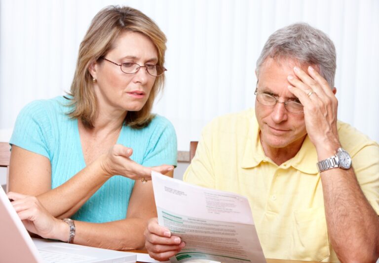 worried couple