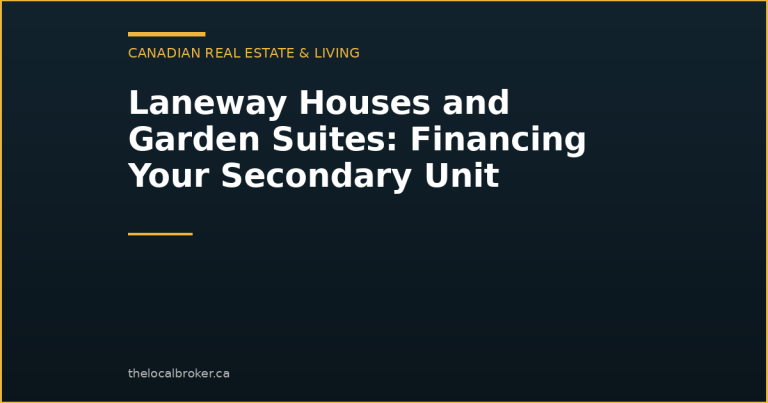 Laneway Houses and Garden Suites: Financing Your Secondary Unit