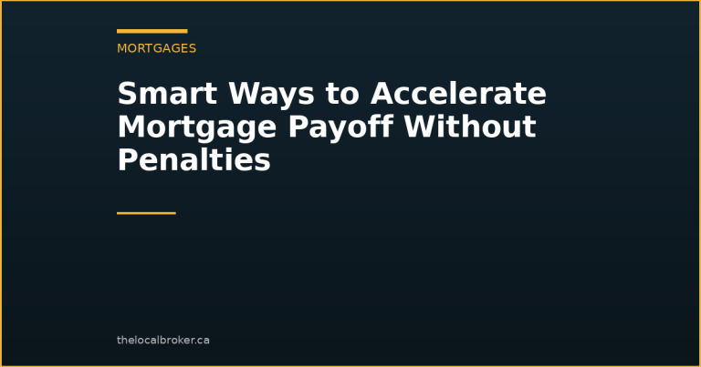 Smart Ways to Accelerate Mortgage Payoff Without Penalties